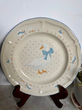 Brick Oven Stoneware "Aunt Rhody" Goose Dinner Plate