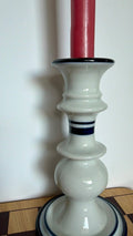 Vintage Delft Ceramic Candlestick Holder