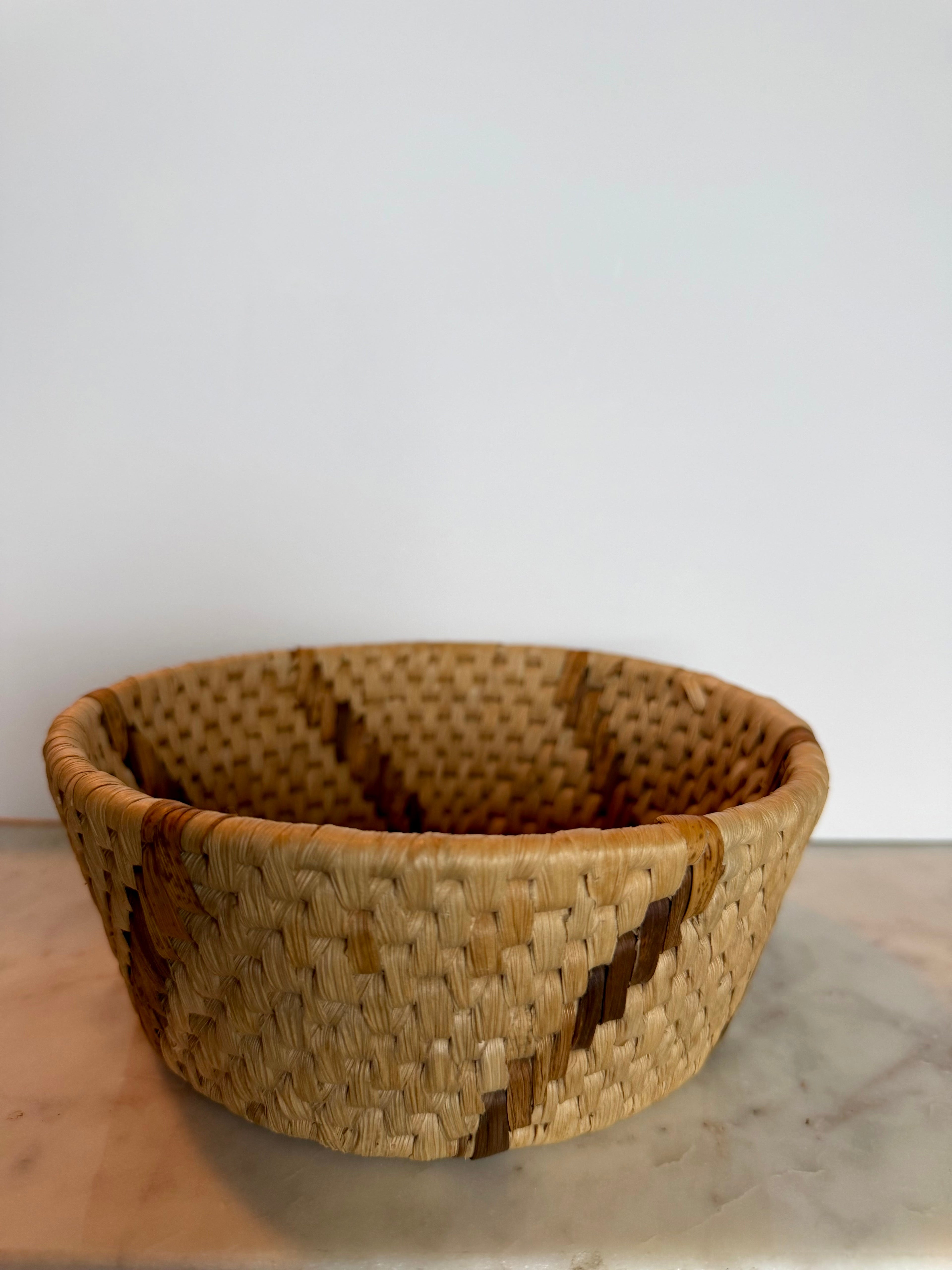 Vintage Woven Bowl