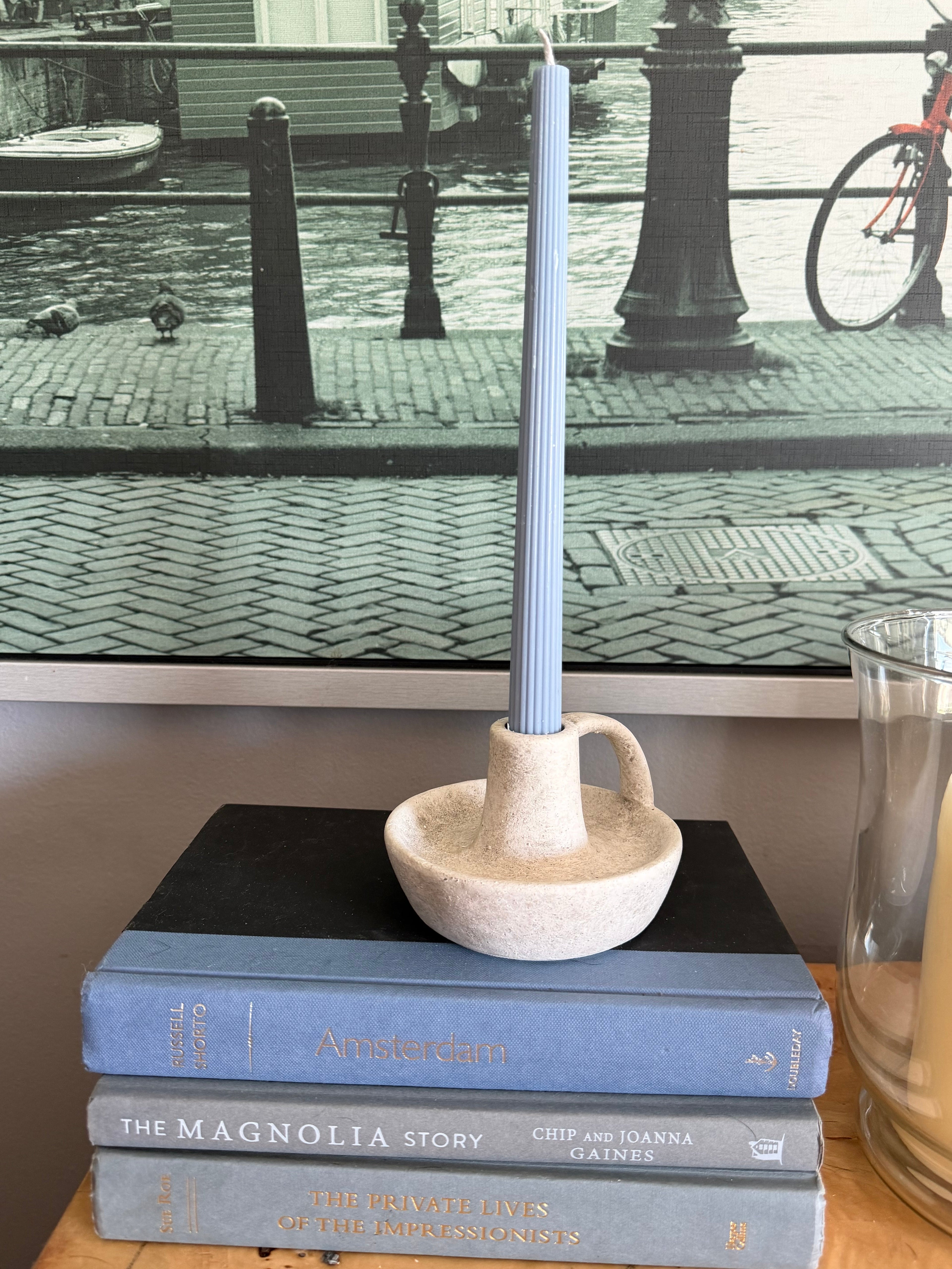 Vintage Ceramic Taper Candleholder