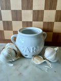 Vintage Ceramic Garlic Keeper – Cottagecore Kitchen Storage